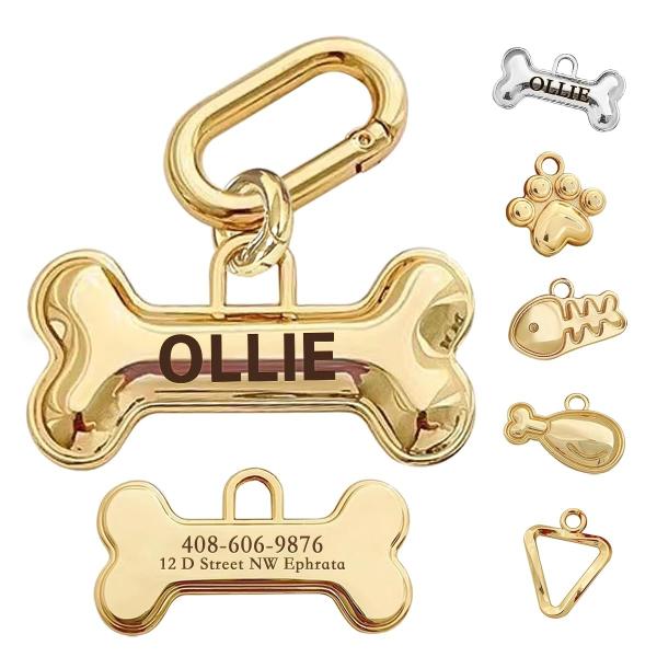 Buy cheap Brass Dog Tags Pet Engraved Id Tags Double Sided Deep Engraved from wholesalers