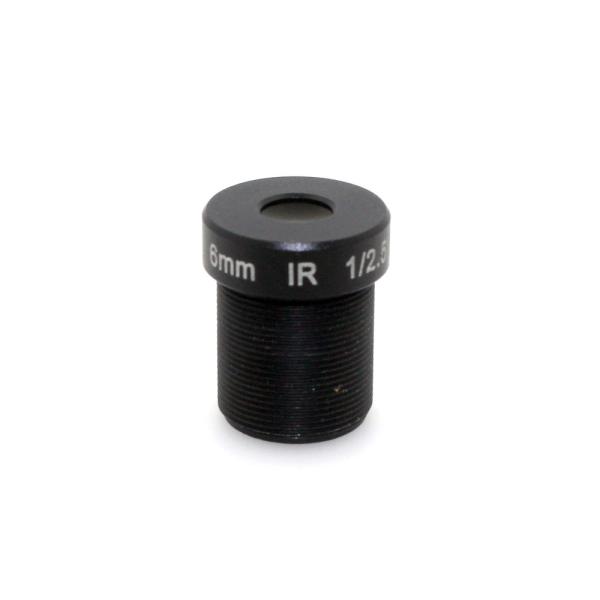 Durable M12 CCTV Lens 8mm Focal Length F2.0 1/2.5" 5.0MP Resolution Long