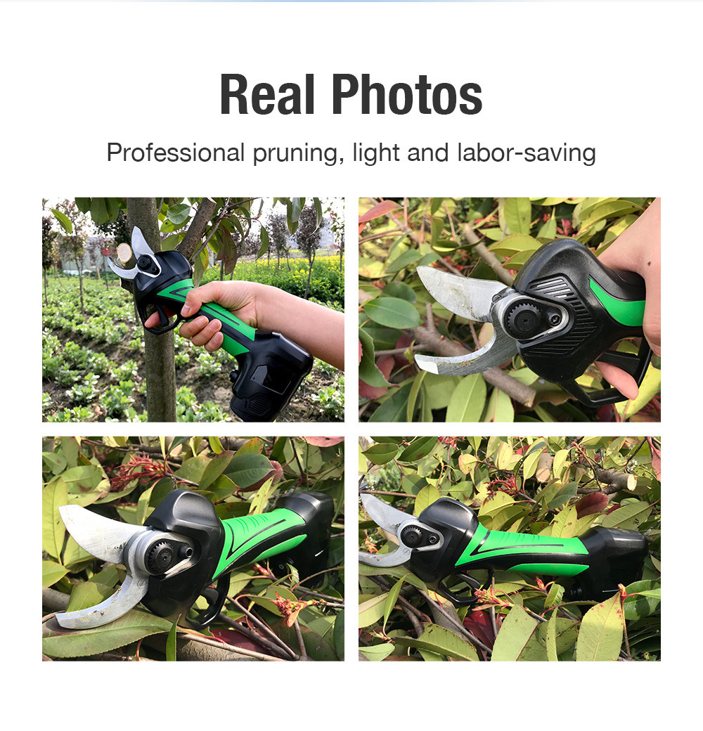 3.2CM Cordless Electric pruning scissors with LED screen cordless pruner