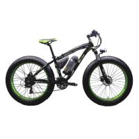 Buy cheap Snow 26''-4.0 Tire Mountain Electric Bike Rear Motor 48V 500W SHIMANO 21 Speed product