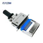 DDK 57-30240 Connector Male Centronics 24 Pin Ribbon Connector With Metal Hood