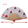 Buy cheap Customized Logo Bamboo Hand Fans for Wedding Personalized Plastic Folding Fan from wholesalers