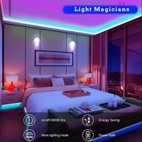Buy cheap Music Sync Voice Control LED Strip Lights Color Changing Timing App Controlled product