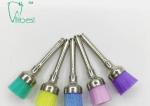 Disposable Dental Polishing Kit , Nylon Colorful Bowl Dental Polishing Brush