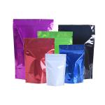 Custom printed nut food/pet packaging plastic/kraft paper bag with zipper top