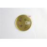 Buy cheap Golden silk printing Round Tin Can easy open lids 126 mm custom from wholesalers