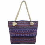 Bohemian Wind Custom Shoulder Bags , Cotton Handles Tote Bags