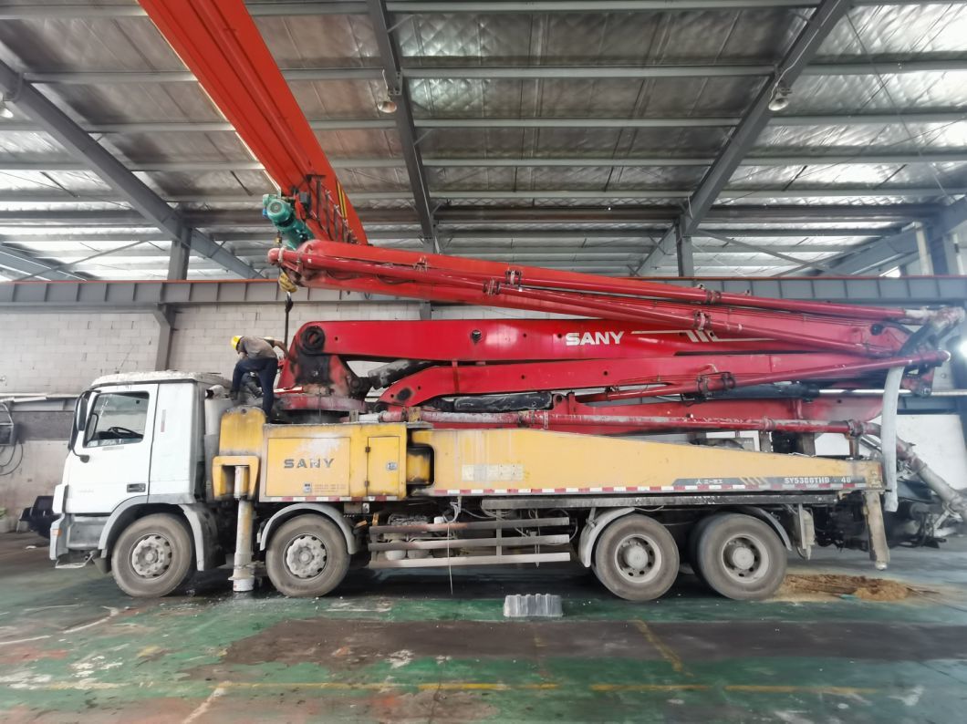 2011 Sy Concrete Equipment 48 Meter Used Concrete Pump on Benz