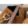 Buy cheap Bytheway soft cowhide genunie leather and deerskin Womens Luxury Handbag Circular pendant handbag from wholesalers