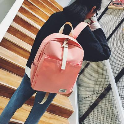 Buy cheap Waterproof Backpack College Students Canvas Bag For Men and Women Fashion Travel Bag from wholesalers