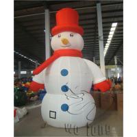 Buy cheap Outdoor inflatable snowman, Christmas inflatables for sale product