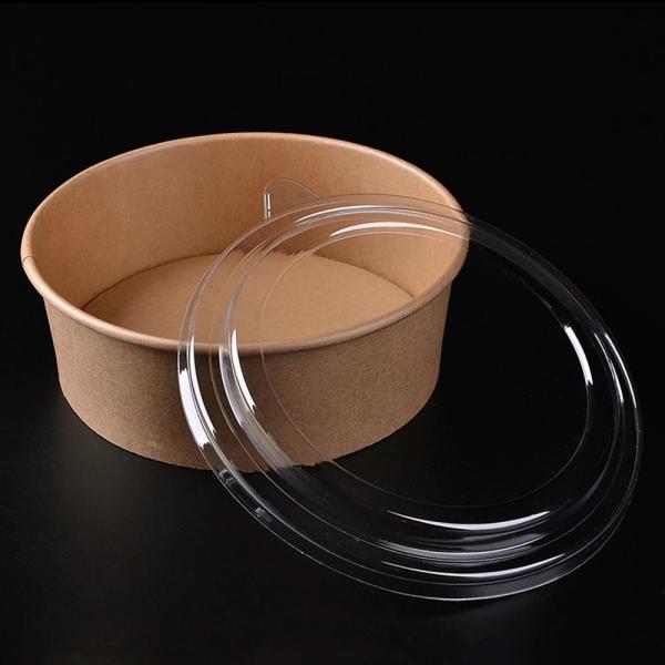 Buy cheap Sturdy 1000ml Disposable Paper Salad Bowls Environmental Friendly from wholesalers