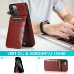 Cell Phone Card Case , Shockproof Stand Mobile Cover For Iphone 11