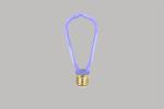 St64 Milky Dim Edison Bulb Warm White Curved Shaped Bulbs 12 V 24 V 220 V