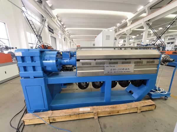 Buy cheap PVC, XLPE, LSZH cable extrusion line for low and medium-voltage wires and cables 80mm screw from wholesalers