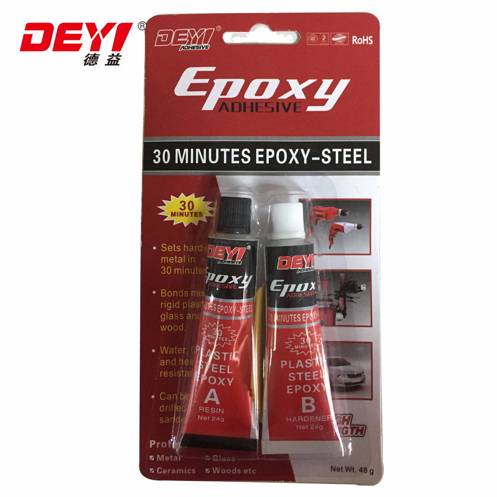 Clear Liquid Epoxy Resin Adhesive For Black And White Bonding