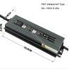 Buy cheap Strip Light LED Drivers Power Supply 50Hz / 60Hz 24V 150W 6.25A IP67 Waterproof from wholesalers
