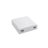 Buy cheap Ftth Fiber Optic Faceplate 86*86mm , Mini 2 Ports SC Fiber Optic Wall Socket from wholesalers