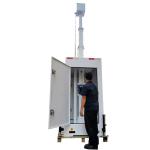 Mobile CCTV Surveillance Towers Security Solutions 6m Telescopic Mast For