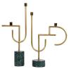 Buy cheap Interior Home Decor Marble Basetall 520mm Gold Candle Holders from wholesalers