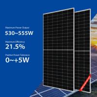 Buy cheap JA Pv Roof Panels 530W 550W 555W Zonnepanelen Full Black Solar Cell Rooftop For product
