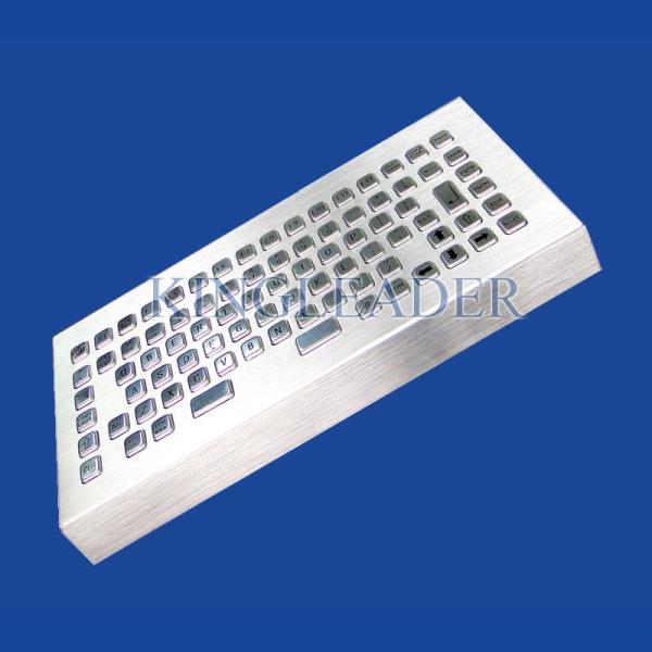 Buy cheap Rugged Brushed Stainless Steel Waterproof Keyboard 86 Keys from wholesalers