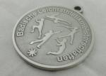 50 Diameter BLV Die Cast Medals For Pentathlon / Antique Silver Plating