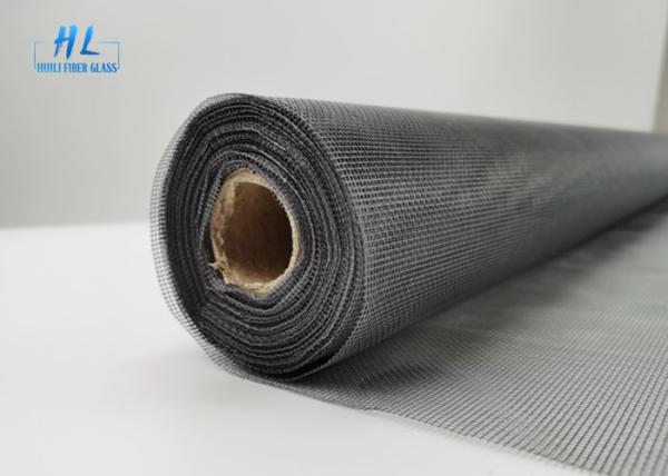 Fiberglass Mosquito Mesh 20*20 Square Hole Portable Roll 33 Tex Yarn For Fire