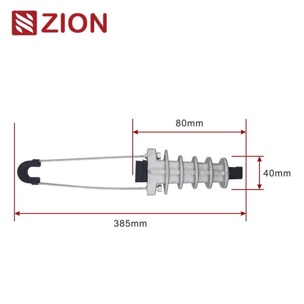 Buy cheap FTTX ADSS Tension Anchor Clamp ZCPGC-06 - Premium High Strength Clamp for Fiber Cable Suspension from wholesalers