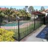 Buy cheap 6ft x 8ft Wrought Iron Garden Fence Ornamental Iron Fence Steel Fence from wholesalers