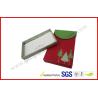 Buy cheap Red Christmas Gift Packaging Boxes Foldable / VIP Card Gift Packing from wholesalers