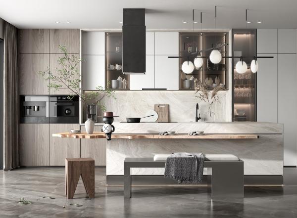 Buy cheap Supplier Modern Kitchen Cabinet Shaker With Islands Design Good Strength from wholesalers