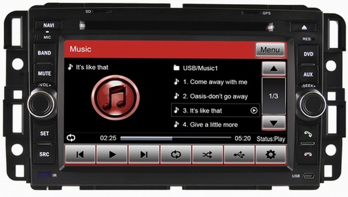 Ouchuangbo auto audio player for Hummer H2 2008-2011 with iPod bluetooth radio OCB-8723