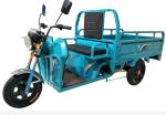 Buy cheap Blue Three Wheel Cargo Motorcycle / Chinese Cargo Trike 800W Power 60V from wholesalers