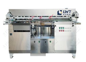 China Wet Glue Horizontal Automatic Labeling Machine For Bottles Flexible Position on sale