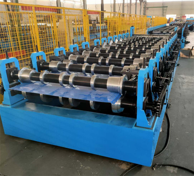 5.5kw High Speed Rib Metal Panel Roll Forming Machine 15-20m/Min Fully Automatic For Steel Construction