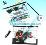 Waterproof Zip lockkk slider PVC Travel Cosmetic Bag Makeup Organizer Bag for