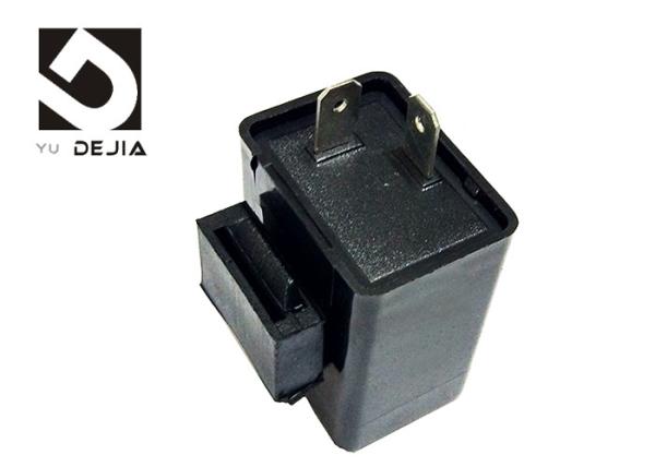 Buy cheap Black Universal Motorcycle Flasher Relay 2 Pin / 3 Pin ABS Plastic Material With Buzzer from wholesalers