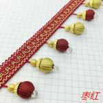 Handmade fashionable chain beads lace tassels fringes for curtain/sofa/pillow