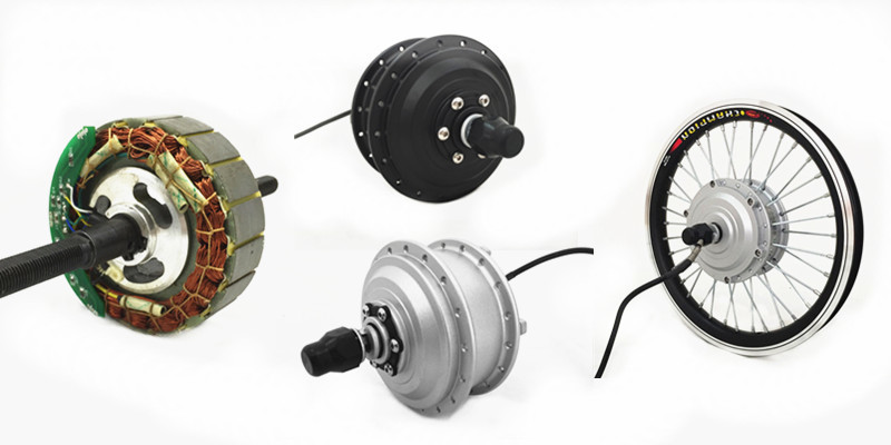 Brushless Gearless Electric Bike Hub Motor / High Torque Dc Motor 36v 250w