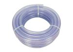 Flexible 1/2" PVC Fiber Reinforced Hose Braided Vinyling Tubing Clear Transparen