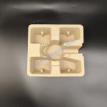 Yellow eco-friendly corrugated pulp, pulp molded base for small household