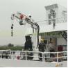 Buy cheap 0.98T 5M Fixed Boom Marine Davit Crane For Bulk Cargo Lifting from wholesalers