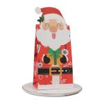 Rectangle 70g White Kraft Paper Christmas Gift Bags Oilproof