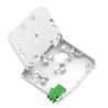 Buy cheap White / Gray 1 Core LC APC Type Fiber Optic Face Plate for Indoor FTTH Connection from wholesalers