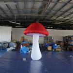 Personalized 4 Meters Height Inflatable Lighting Mushroom Model For Event