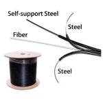 1 Core Single Mode G657A1 FTTH GJXFH Bulk Fiber Optic Cable