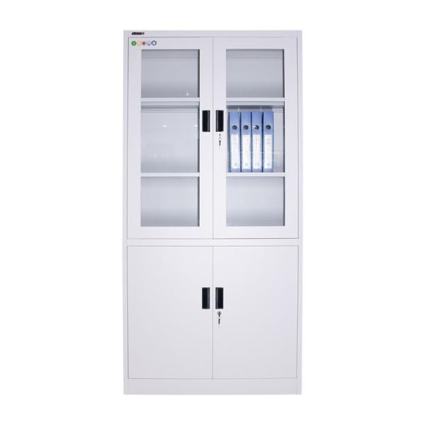 Buy cheap Fireproof Glass Door Filing Cabinet Metal Storage For Office from wholesalers