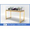 Buy cheap Beauty Practicability Glass Jewelry Showcases With Dis - Assembly Gold Legs from wholesalers