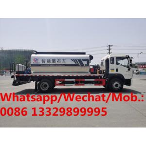 Buy cheap Customized SINO TRUK HOWO LHD 160hp diesel 10cbm asphalt distributing vehicle for sale, HOWO bitumen distributing vehic from wholesalers